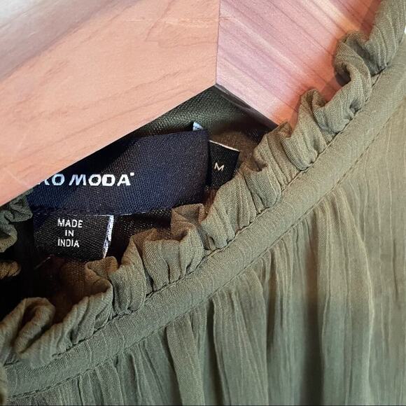 Vero Moda long sleeve high neck blouse top - Picture 10 of 11